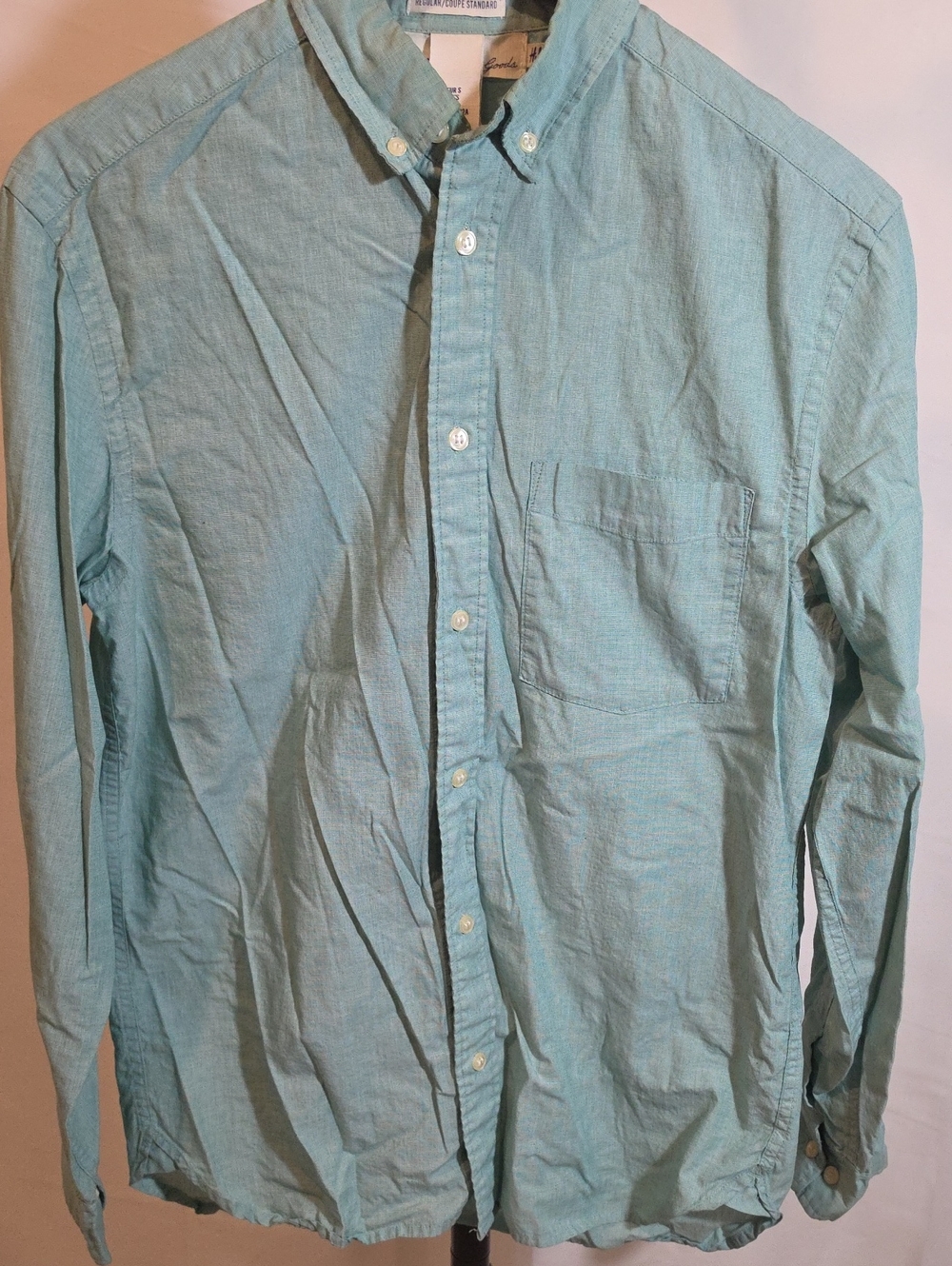 H&M Light Aqua Women’s Button-Down Shirt